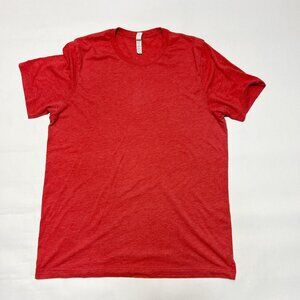 Bella Canvas Short Sleeve Blank Tee Faded Light Red Heather Large